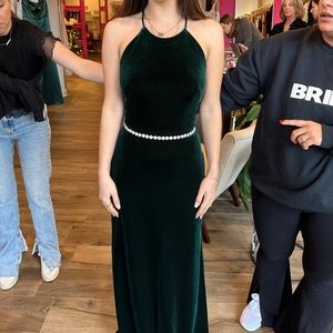 Green Jenny Yoo dress